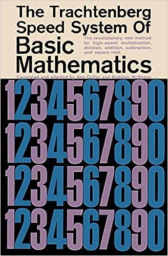 the trachtenberg speed system of basic mathematics 1st edition jakow trachtenberg 4871877094, 978-4871877091
