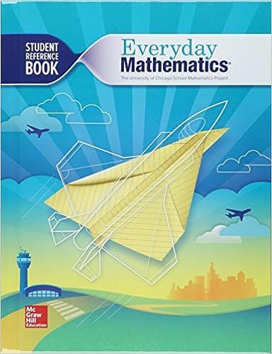 everyday mathematics 4th edition bell et al. 0021383561, 978-0021383566