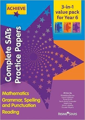 achieve complete sats practice papers mathematics grammar 1st edition laura collinson, shareen mayers