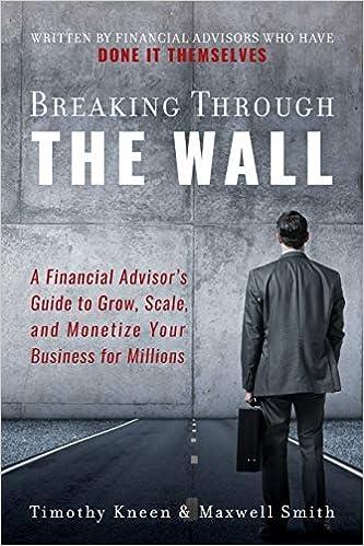 breaking through the wall a financial advisors guide to grow scale and monetize your business for millions