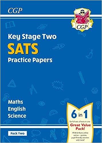 key stage two sats practice papers maths english science 1st edition cgp book 1789081246, 978-1789081244