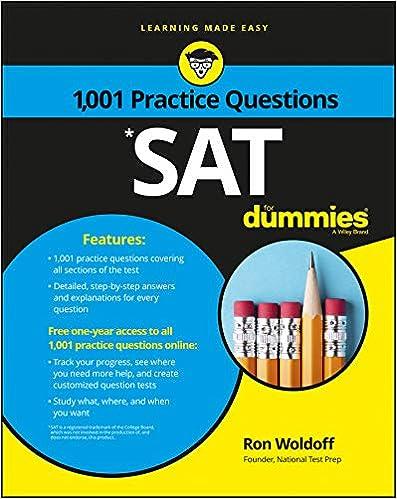 sat 1001 practice questions for dummies 1st edition ron woldoff 1119215846, 978-1119215844