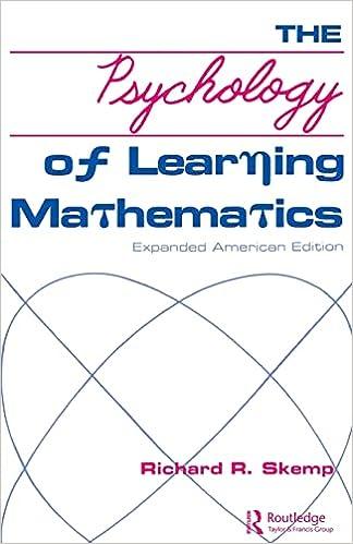the psychology of learning mathematics 1st edition richard r. skemp 0805800581, 978-0805800586