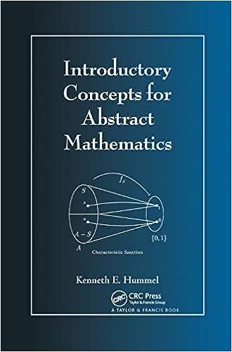Introductory Concepts For Abstract Mathematics