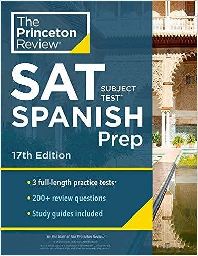 the princeton review sat subject test spanish prep 17th edition the princeton review 0525569014,