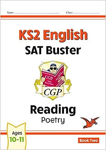 ks2 english sat buster reading poetry 1st edition cgp book 1789080967, 978-1789080964