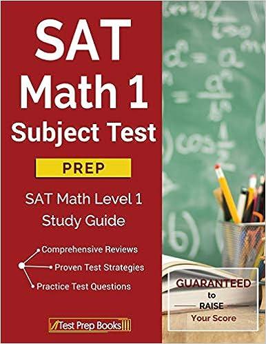 sat math 1 subject test prep sat math level 1 study guide 1st edition test prep books 1628454717,
