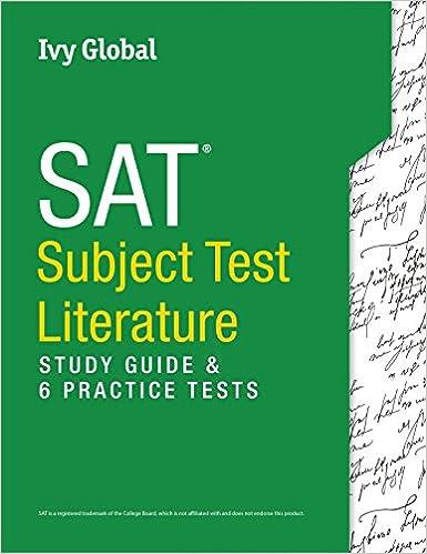 sat subject test in literature study guide and 6 practice tests 1st edition ivy global 1942321058,