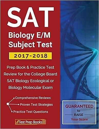 sat biology e/m subject test 2017-2018 prep book and practice test review for the college board sat biology