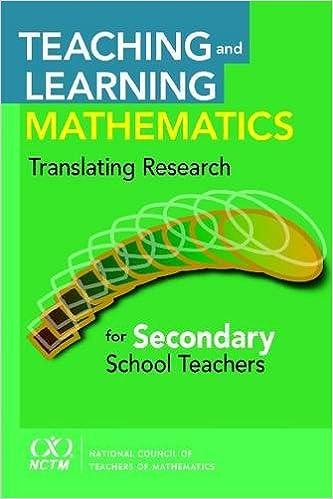 teaching and learning mathematics 1st edition frank lester 0873536533, 978-0873536530