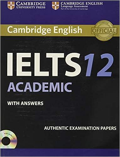 cambridge english ielts 12 academic with answers 1st edition cambridge university press 1316637824,