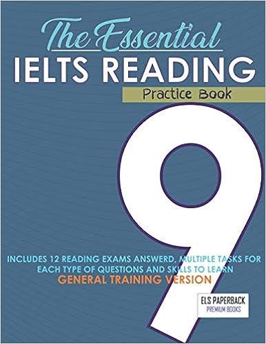 the essential ielts reading practice book 9 1st edition els paperback ielts edition b08pjm33yw, 979-8675448821