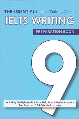 the essential general training version ielts writing preparation book 9 1st edition els paperback ielts