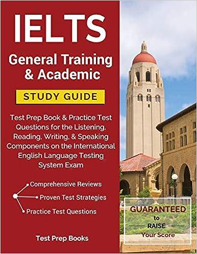 ielts general training and academic study guide test prep book and practice test questions for the listening