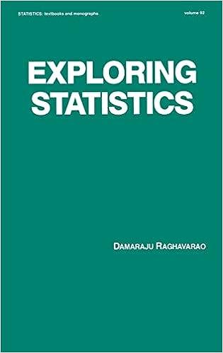 exploring statistics 1st edition damaraju raghavarao 0824779525, 978-0824779528