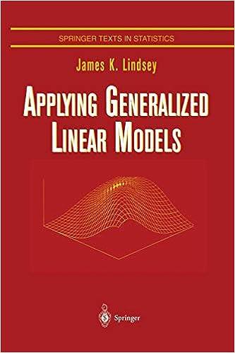 applying generalized linear models 1st edition james k. lindsey 1475771118, 978-1475771114