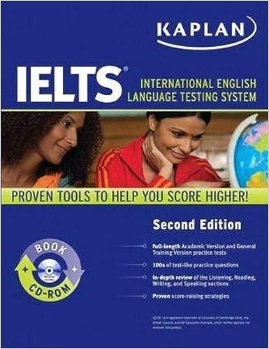 ielts international english language testing system 1st edition kaplan 160714655x, 978-1607146551