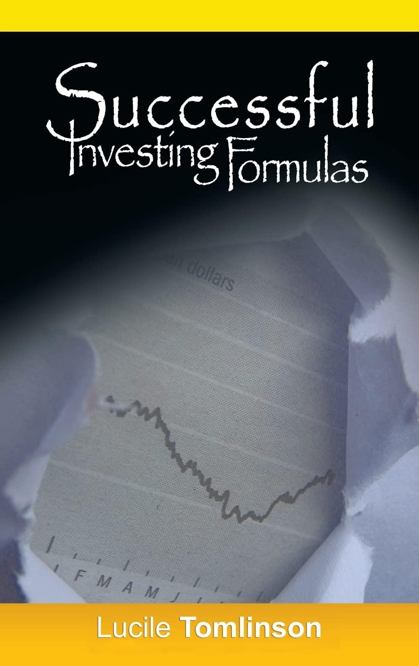 successful investing formulas 1st edition lucile tomlinson, benjamin graham 1638232075, 978-1638232070