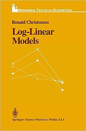 log-linear models 1st edition ronald christensen 0387973982, 978-0387973982
