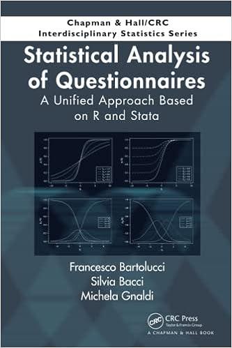 statistical analysis of questionnaires 1st edition francesco bartolucci , silvia bacci, michela gnaldi