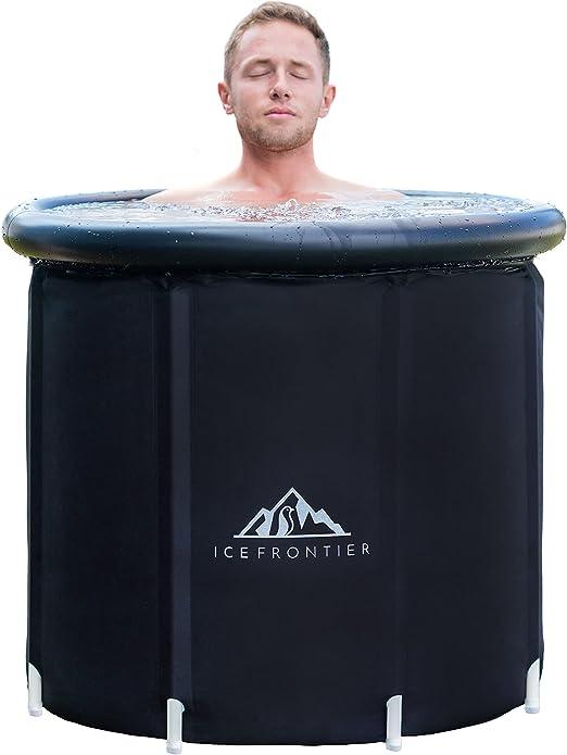 ice frontier portable ice bath tub for athletes adult sized  ice frontier b0bnz7fn3f