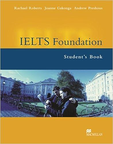 ielts foundation student book 1st edition r. roberts 1405013923, 978-1405013925