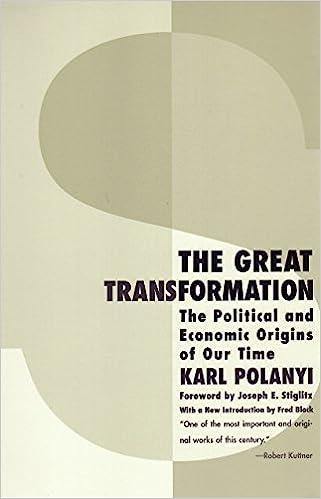 the great transformation the political and economic origins of our time 1st edition karl polanyi 080705643x,