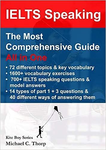 ielts speaking the most comprehensive guide all in one 1st edition mr michael charles thorp 0995136785,