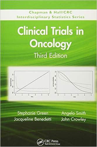 clinical trials in oncology 3rd edition stephanie green , jacqueline benedetti, angela smit, john crowley