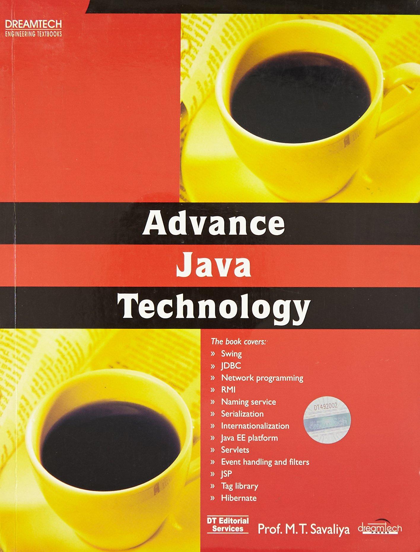 advance java technology 1st edition prof.m.t.savaliya 935004207x, 978-9350042076