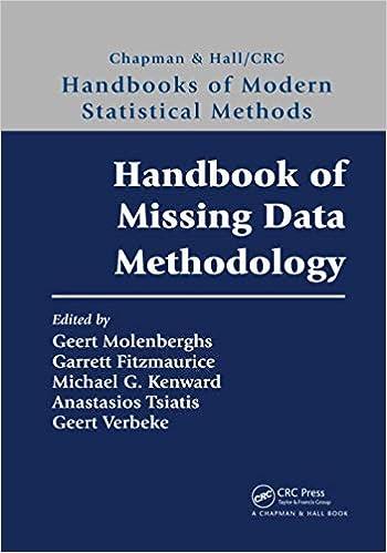 handbook of missing data methodology 1st edition geert molenberghs , garrett fitzmaurice , michael g. kenward