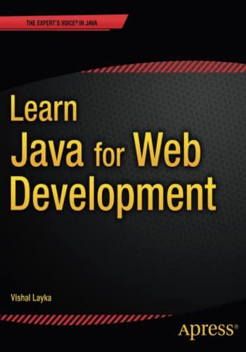 learn java for web development 1st edition vishal layka 1430259833, 978-1430259831