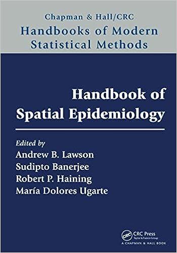 handbook of spatial epidemiology 1st edition andrew b. lawson , sudipto banerjee , robert p. haining