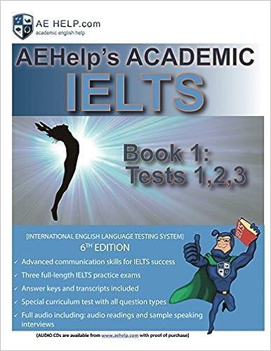aehelps academic ielts tests book 1 tests 1-2-3 1st edition adrian benedek, evan keenlyside, deborah rogers