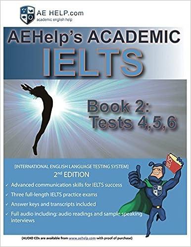 aehelps academic ielts book 2 tests 4-5-6 1st edition adrian benedek, evan keenlyside, deborah rogers