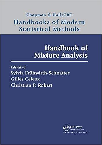 handbook of mixture analysis 1st edition sylvia fruhwirth-schnatter , gilles celeux, christian p. robert