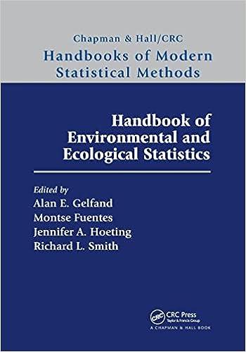 handbook of environmental and ecological statistics 1st edition alan e. gelfand, montserrat fuentes ,