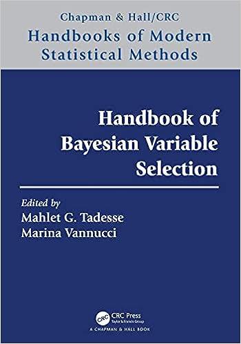 handbook of bayesian variable selection 1st edition mahlet g. tadesse, marina vannucci 0367543761,