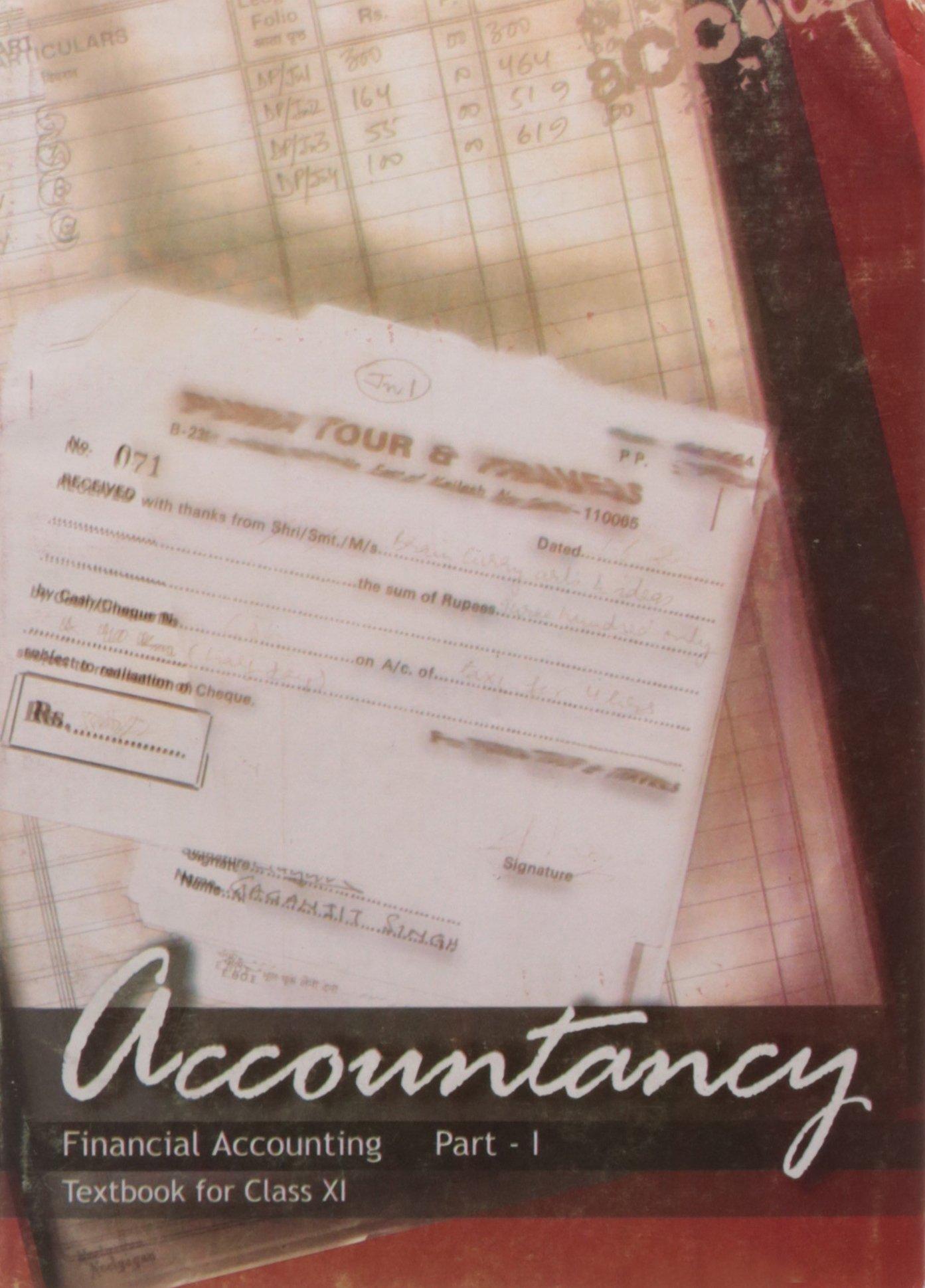 Accountancy Financial Accounting Part 1 Textbook For Class 11