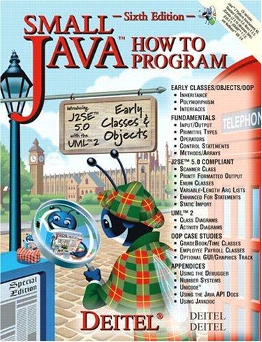 small java how to program 6th edition harvey m. deitel, paul j. deitel 0131486608, 978-0131486607