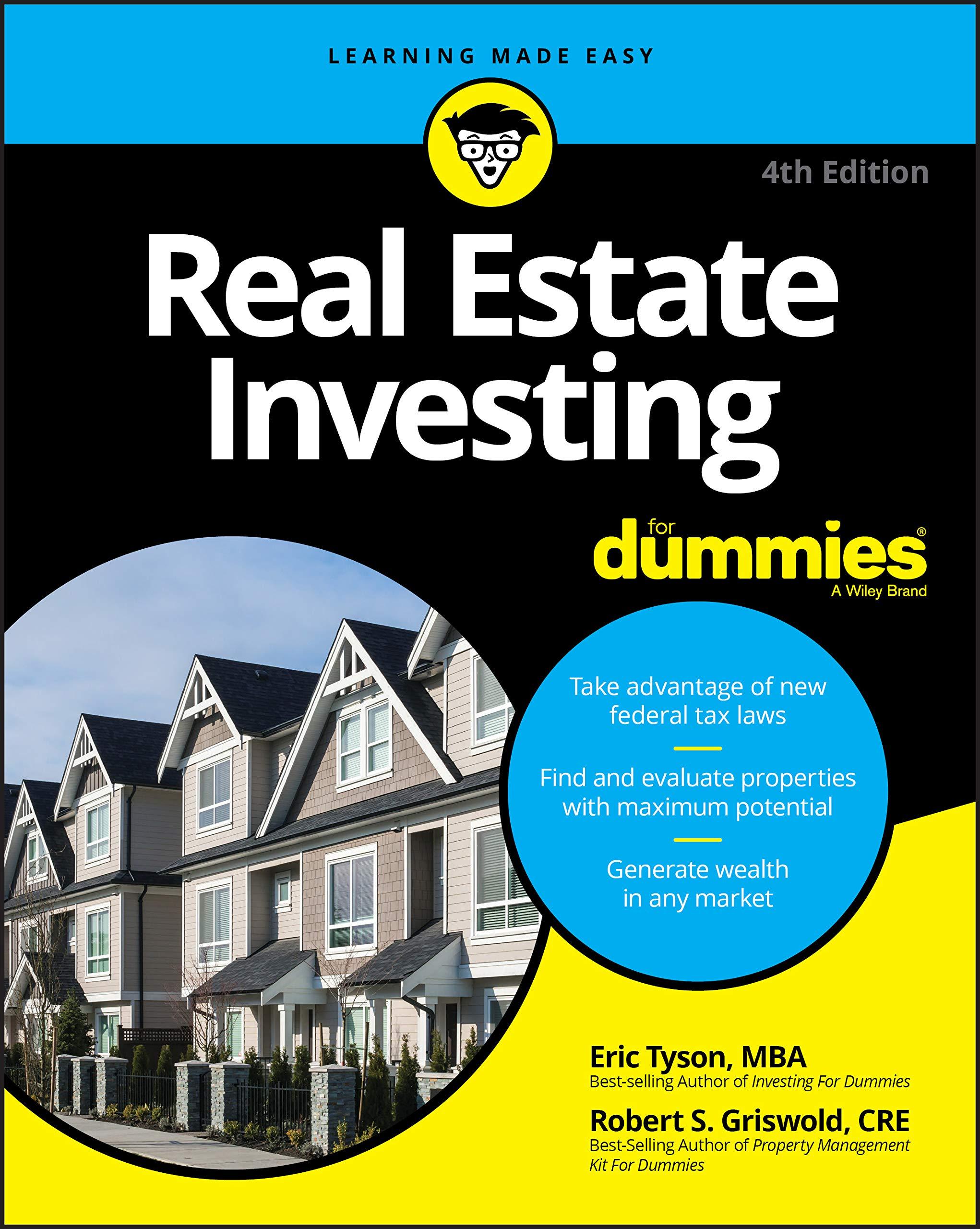 real estate investing for dummies 4th edition eric tyson, robert s. griswold 1119601762, 978-1119601760