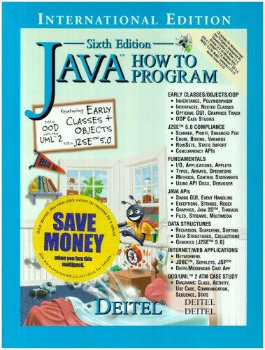 java how to program 6th edition harvey m. deitel, ann ford 140582512x, 978-1405825122