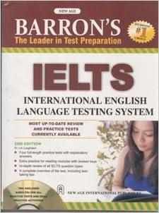 barrons ielts international english language 2nd edition penelope cameron 1863658017, 978-1863658010
