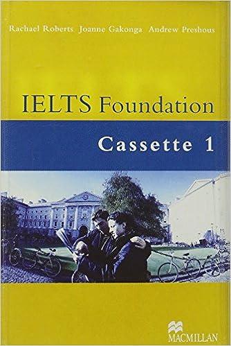 ielts foundation cassette 1 1st edition rachael roberts 1405013966, 978-1405013963
