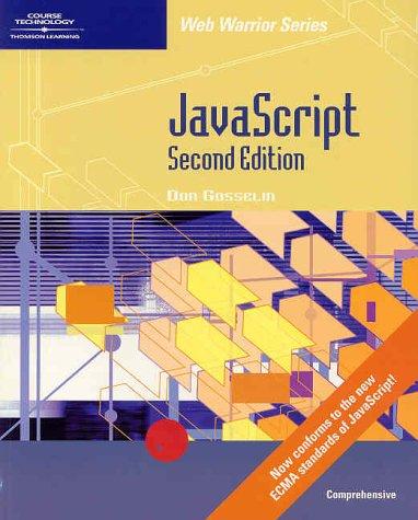 javascript 2nd edition don gosselin 0619063343, 978-0619063344