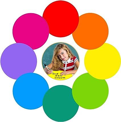 kalkehay colorful dry erase dots circles whiteboard marker removable stickers  kalkehay b07j66fcf1