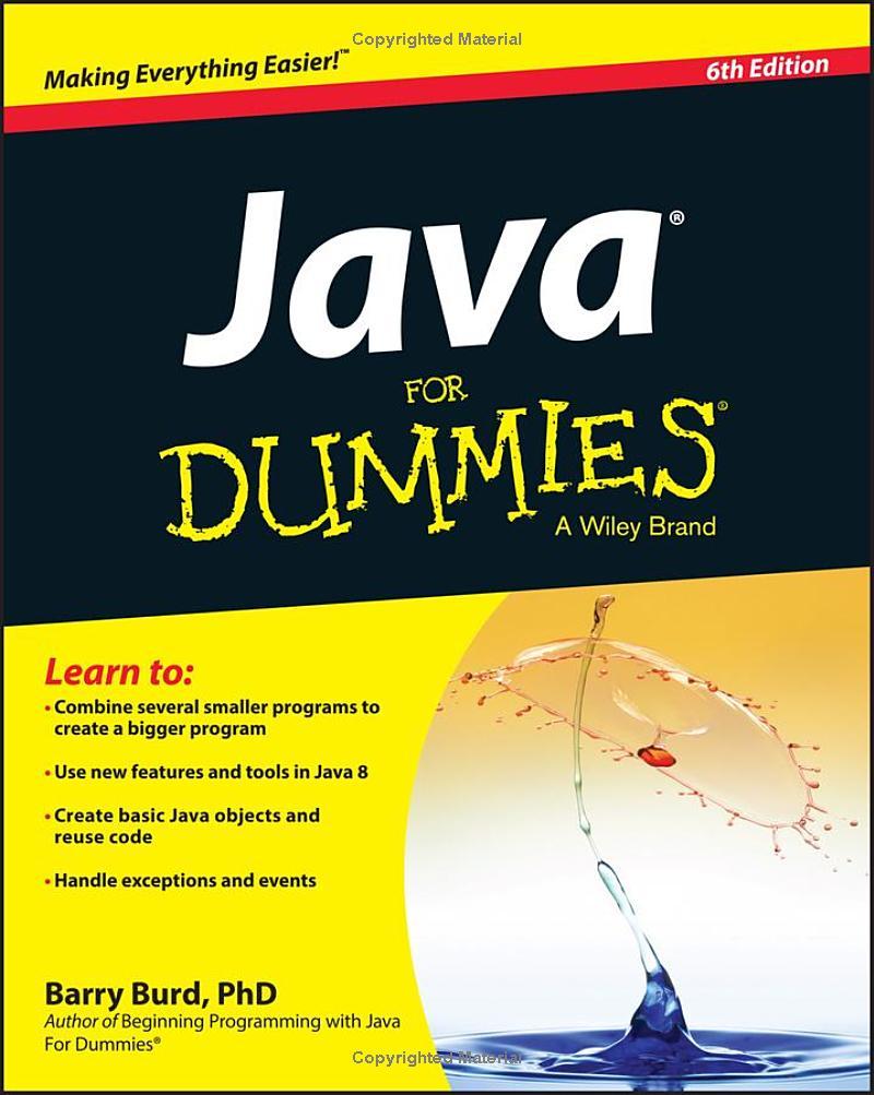 java for dummies 6th edition barry a. burd 1118407806, 978-1118407806