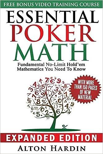 essential poker math 1st edition alton hardin 0998294500, 978-0998294506