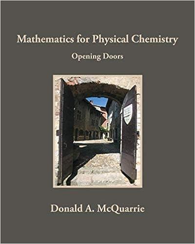 mathematics for physical chemistry 1st edition donald a. mcquarrie, mervin hansen 1891389564, 978-1891389566