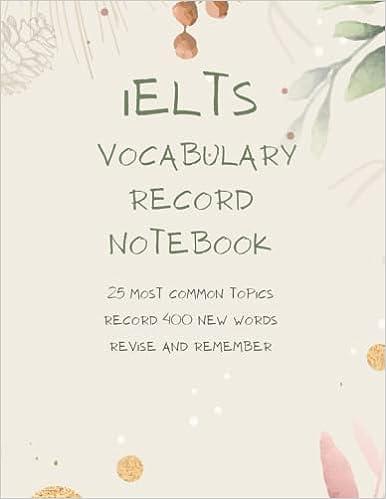 ielts vocabulary record notebook 1st edition larisa sarapulova b09lgwt3lk, 979-8764889962